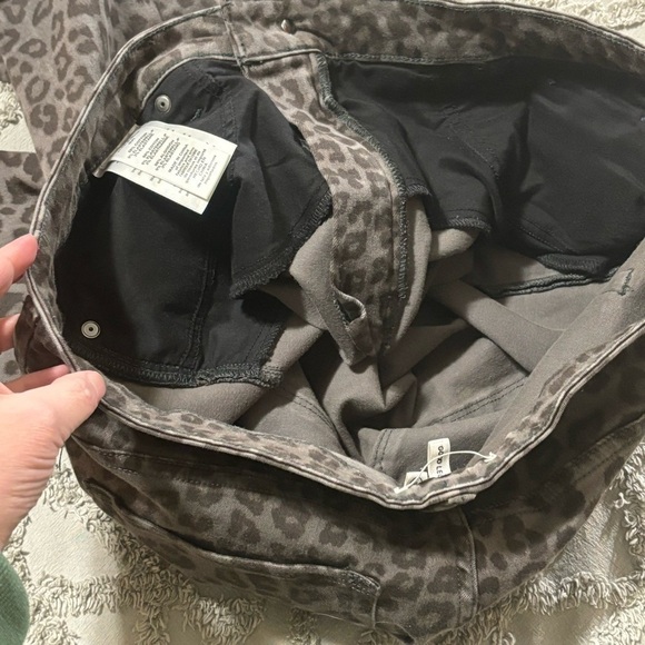 Good American Good Legs Leopard Print Skinny Jeans size 18 - Picture 8 of 13